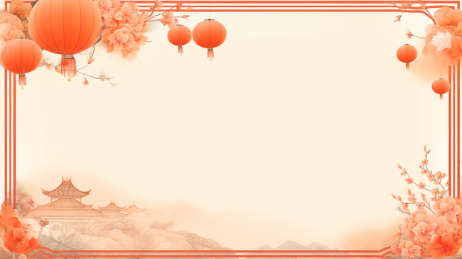 中国风新年春节装饰边框背景28图片