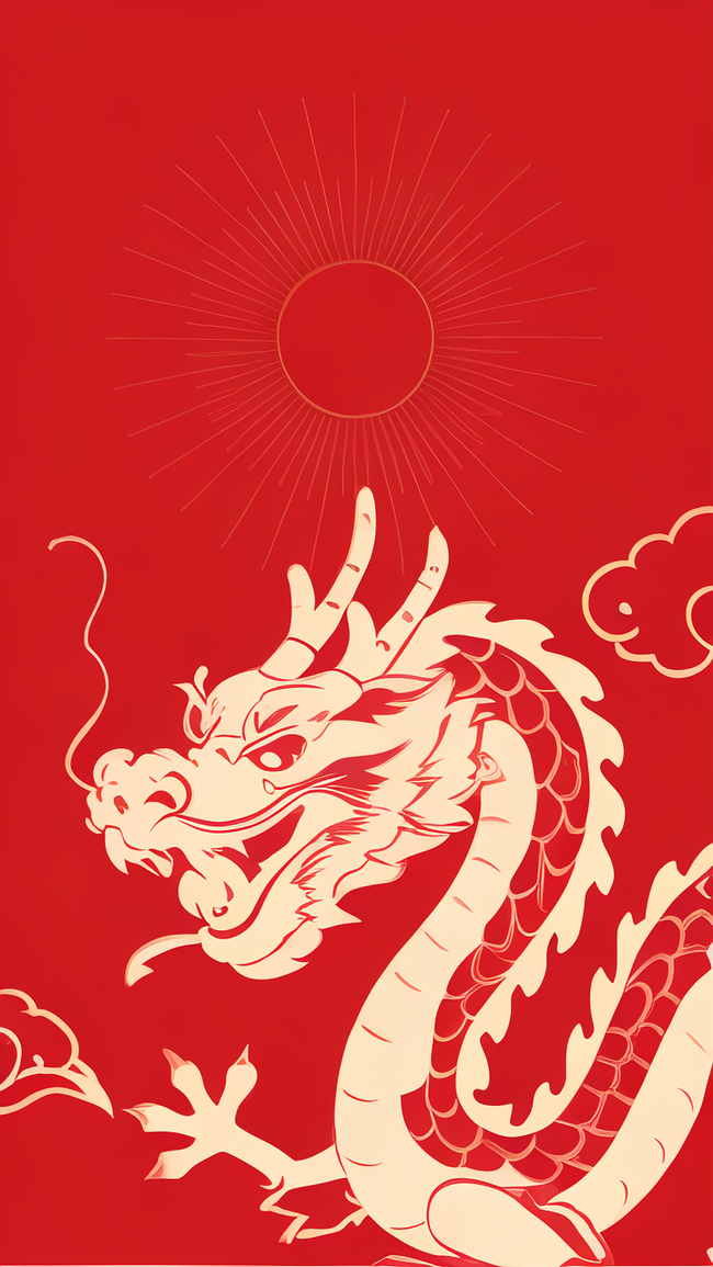中国风红色喜庆新年通用底纹通用背景图片