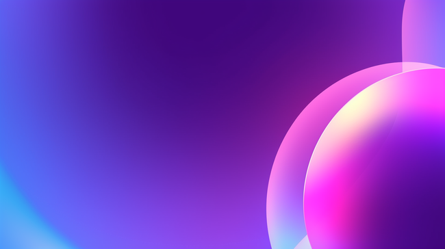 紫色渐变酷炫彩色圆抽象几何双十一电商图片