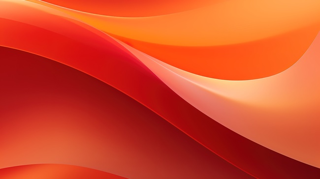 红色和橙色波浪形的抽象背景1图片