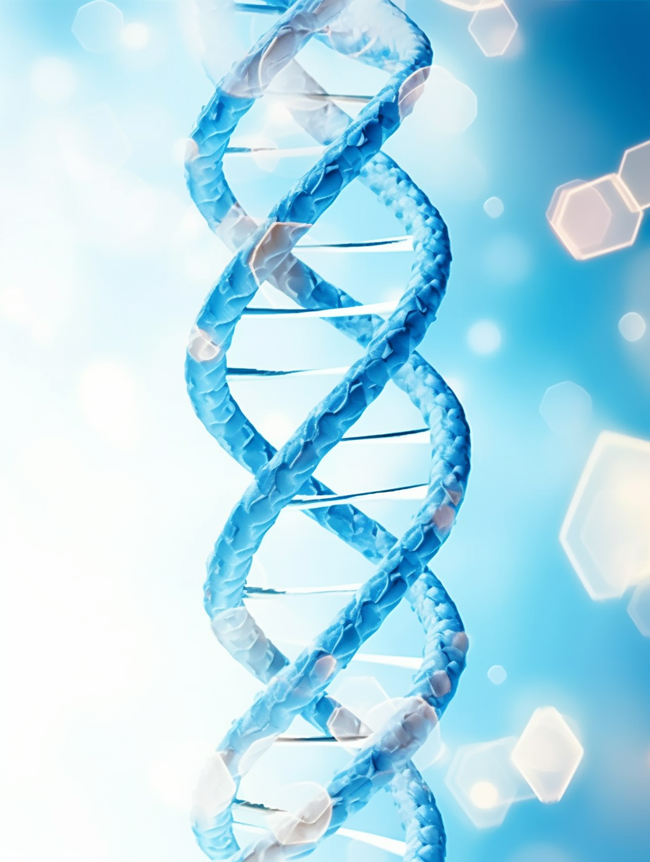 蓝色生物科技基因双螺旋结构图片18图片