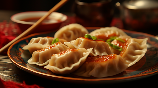 春节中国风水饺美食图片5图片