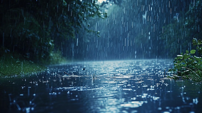 大雨瓢泼大雨下雨天图片图片