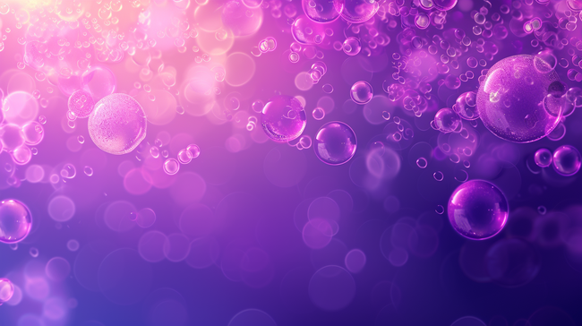 紫色泡泡梦幻背景9图片