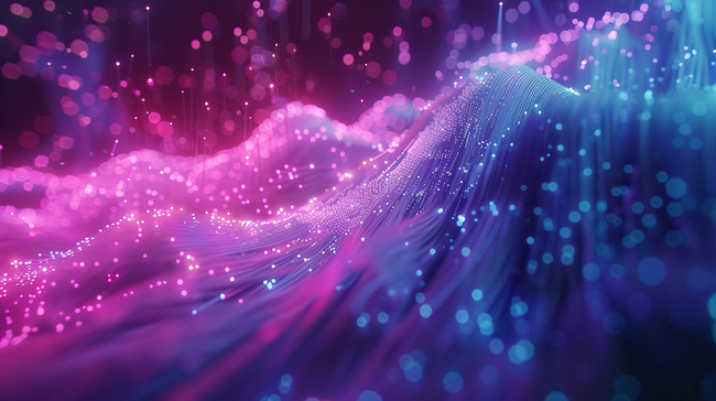 紫色汇聚光线光效科技感隧道的背景3图片