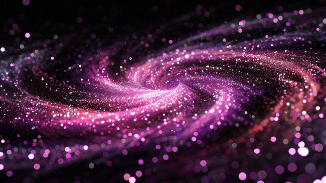 紫色星光颗粒光点旋转流线质感的背景18图片