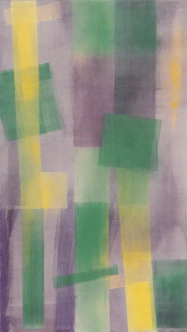 春天拼色绿紫色肌理磨砂抽象笔触纹理背景1图片