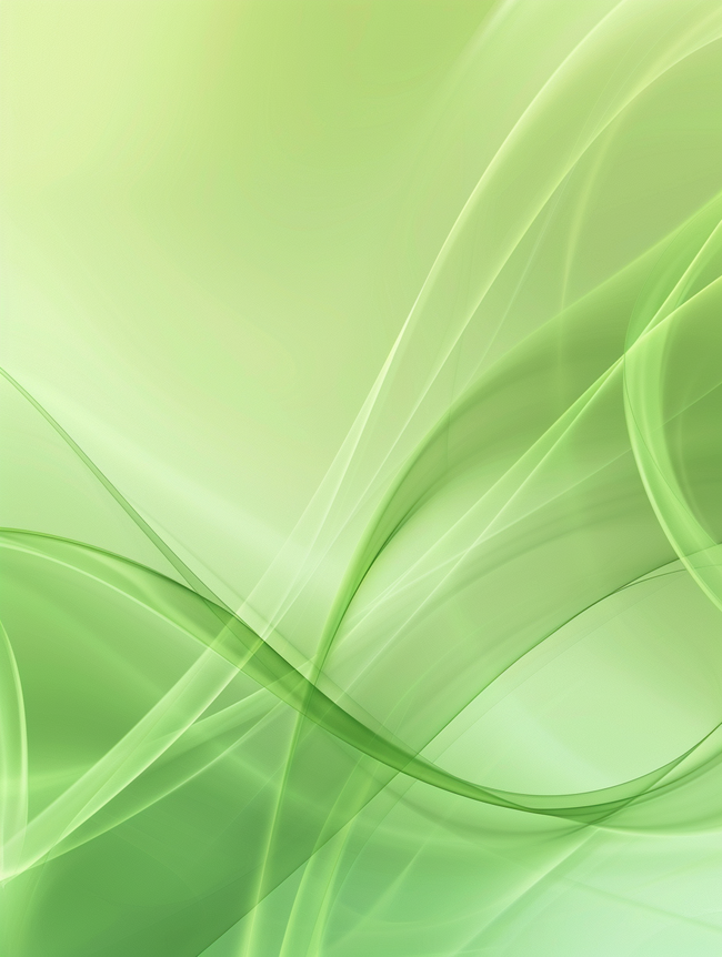 简约绿色线条流线曲线艺术风格的背景图片