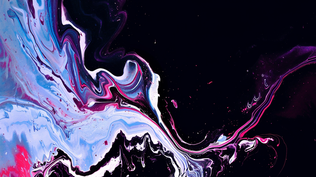 新中式深紫色流体液体抽象山川纹理背景素材图片