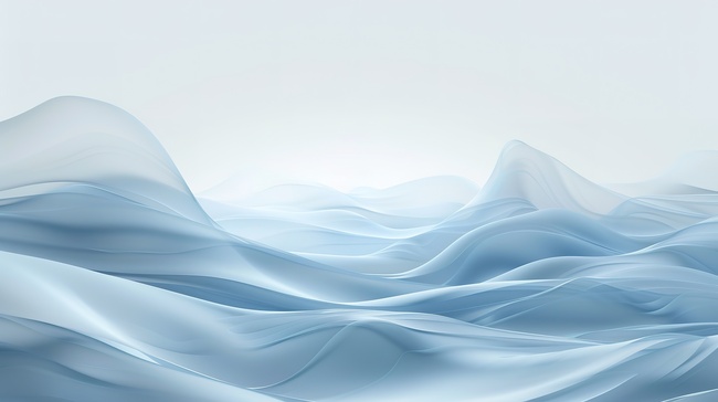 抽象波浪浅蓝色飘带图片图片