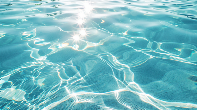蓝色夏季清凉水面背景图片