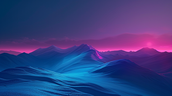 大自然蓝紫色元素图案背景图片