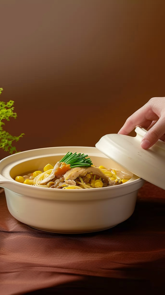 中餐美食美味热菜背景图片