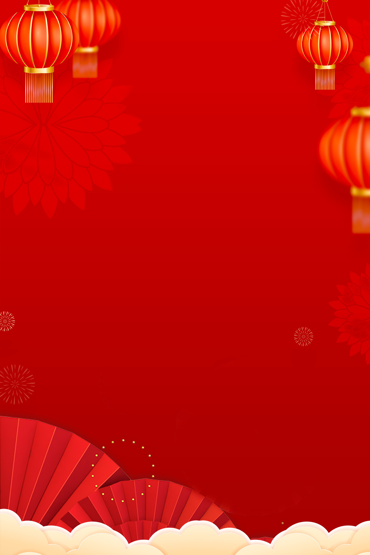 新年红色喜庆春节元旦背景图片