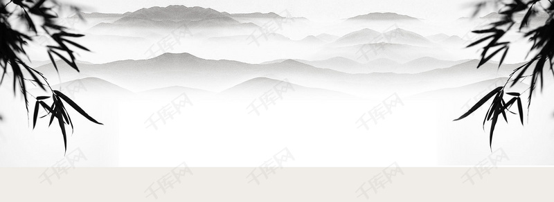 淡雅云山古风背景图片免费下载_海报banner\/p