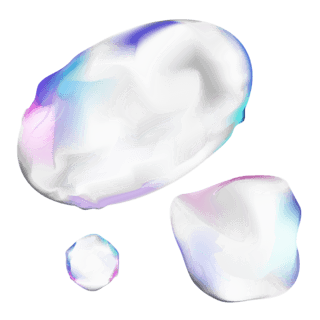 模糊泡泡海报模板_酸性镭射潮流泡泡气泡漂浮