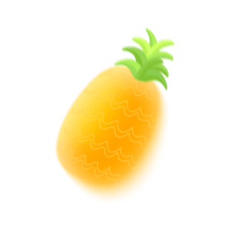 夏季生鲜海报模板_弥散潮流菠萝