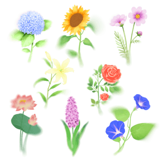 美丽的薰衣草花海海报模板_弥散夏季花朵花卉