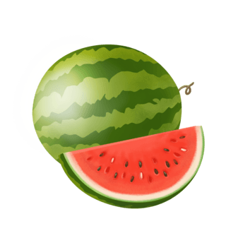 夏季生鲜海报模板_手绘水果西瓜