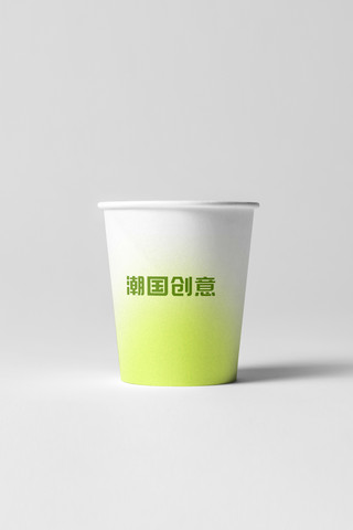 塑料木马海报模板_简约咖啡杯展示样机杯子纸杯