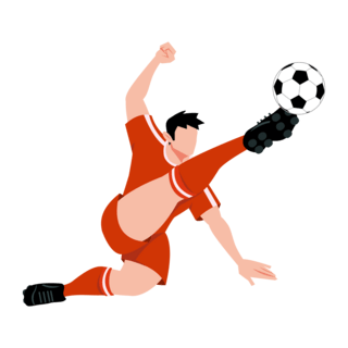 矢量女性与花纹海报模板_踢足球世界杯运动射门人物矢量
