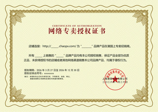 lolita花边海报模板_中国风花边授权书荣誉证书企业证书质感模板
