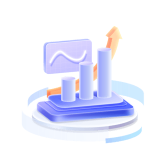 科技图标3d海报模板_科技金融投资理财基金定投元素微软风