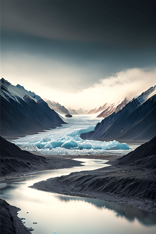 中国风山水山川风景