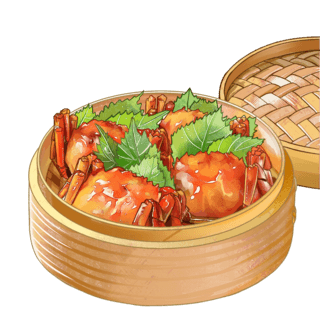 秋季海鲜美食螃蟹大闸蟹食物美食