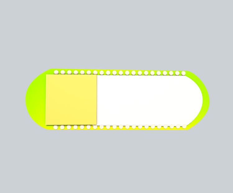 C4D促销标签圆球