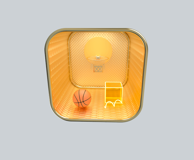 篮球场景装饰图案