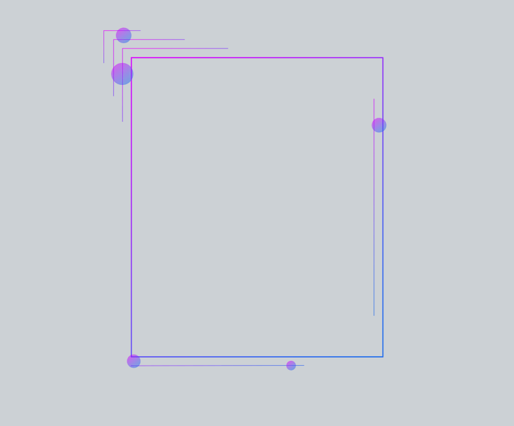 渐变线框科技感矢量图