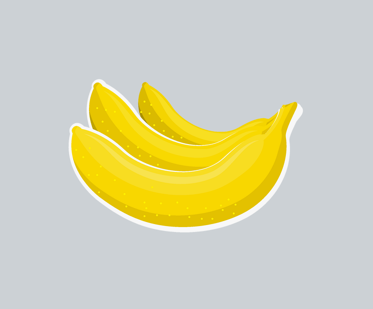 香蕉水果可商用元素