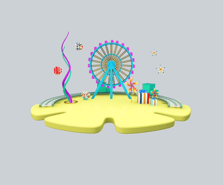 C4D电商活动节日海报背景立体装饰舞台