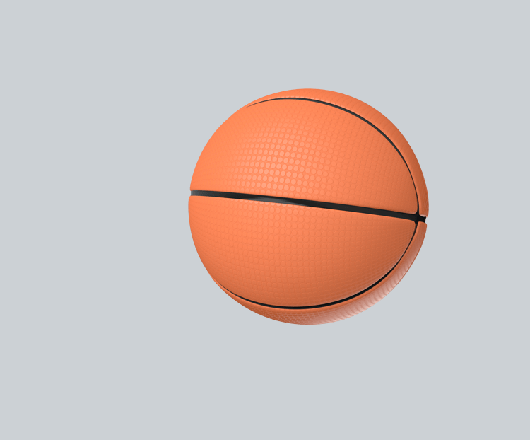 3D写实仿真篮球