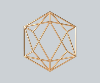 六边形金色洒金光效边框素材图片免费下载-千库网