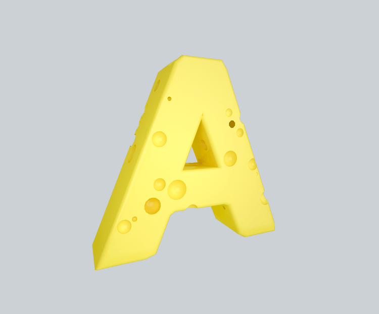 19元,点击了解详情>>千库网/设计模板/c4d/c4d创意奶酪字母a装饰登录