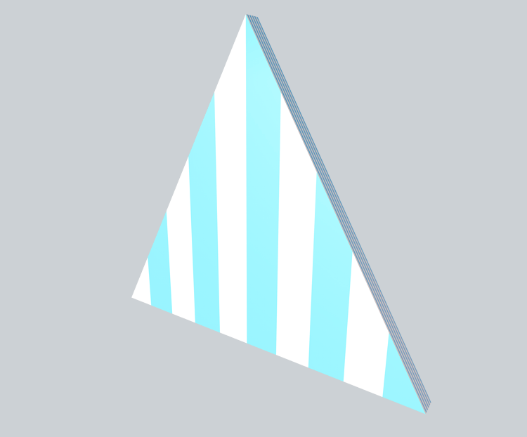 创意几何蓝色三角形