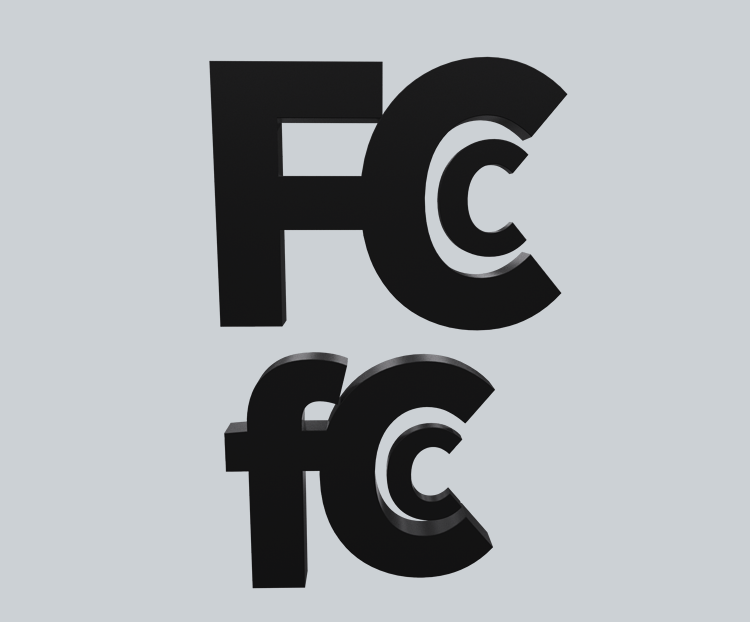 矢量个性设计fcc认证图