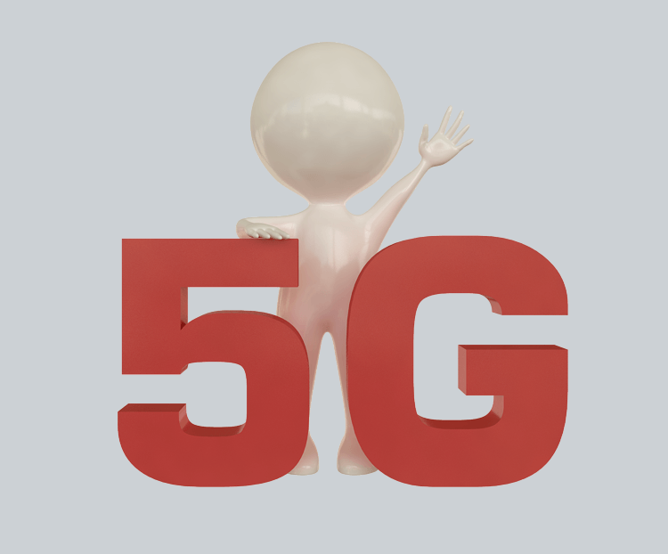 c4d立体5G小人下载