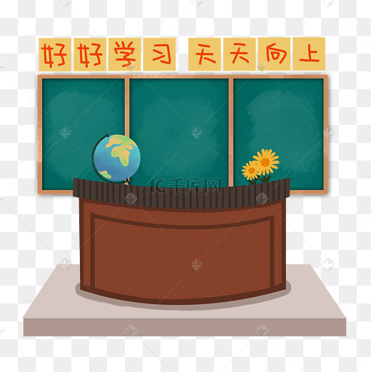 讲台俯视图