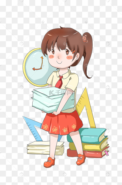 新书卡通图片