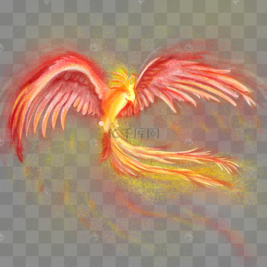 凤凰手绘