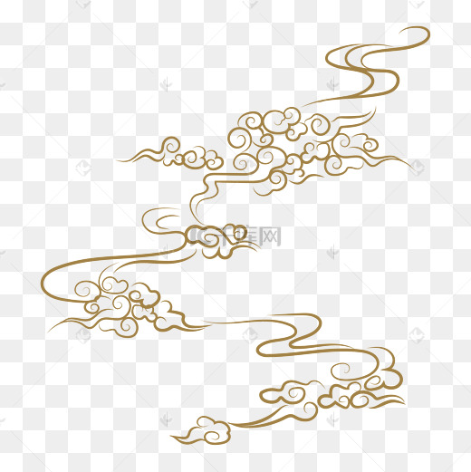 浮世绘云纹古典云纹图片