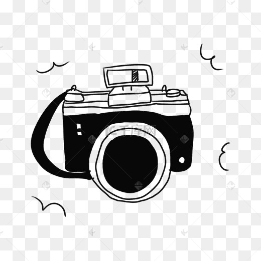 快门照相机卡通手绘图片