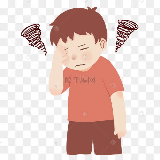 困扰男孩人物图片