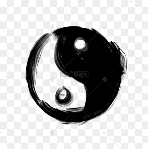 太极八卦双鱼图形图标图片