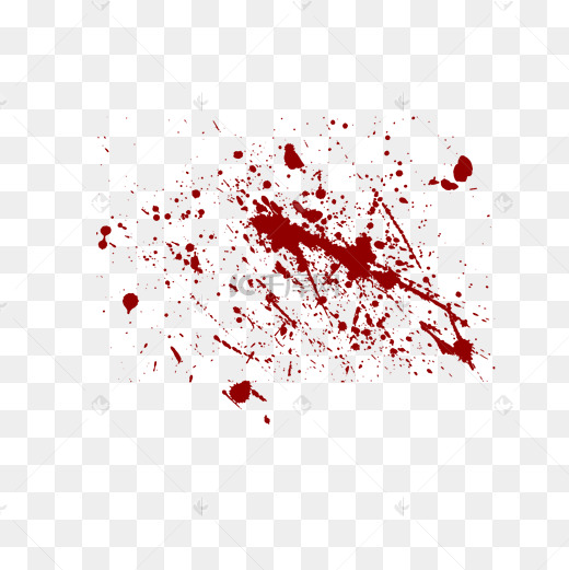 喷溅状血液矢量png图片