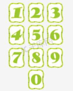 阿拉伯数字文字ps艺术字体-阿拉伯数字文字ps字体设计效果-千库网