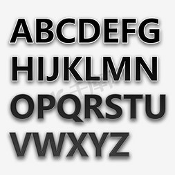 电商字母免抠艺术字图片_千库原创字母字体设计